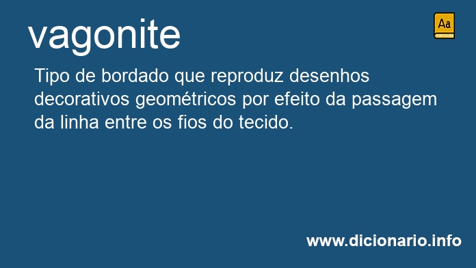 Significado de vagonite