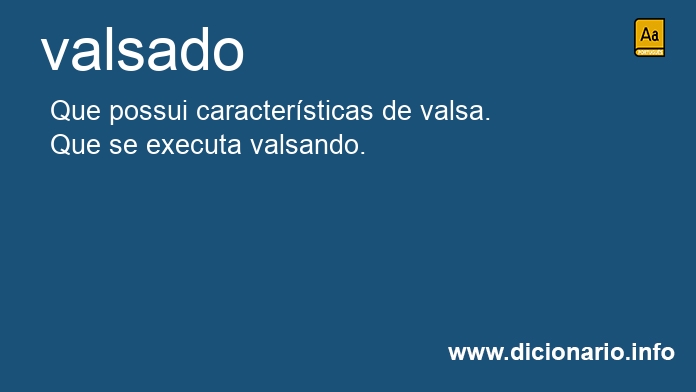 Significado de valsado