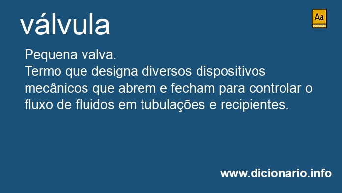 Significado de vlvulas