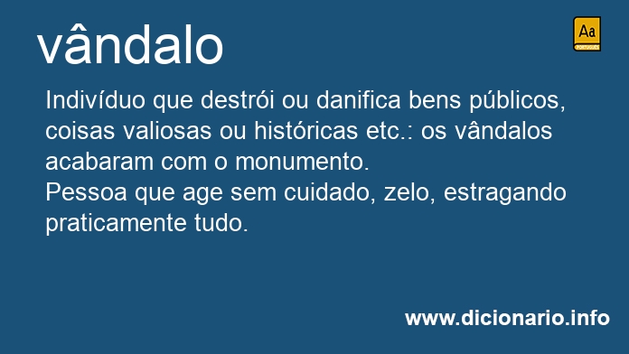 Significado de vndalo