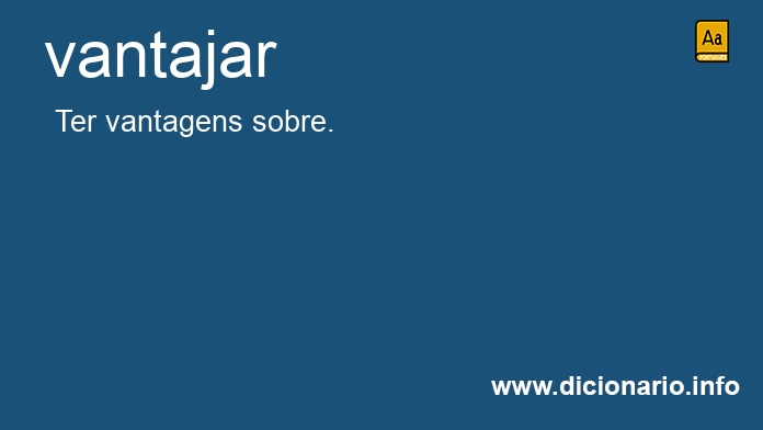 Significado de vantajar