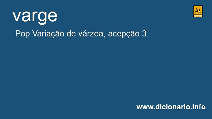 Significado de varges