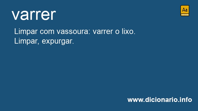 Significado de varrer