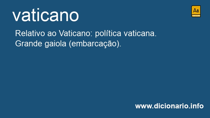 Significado de vaticanos