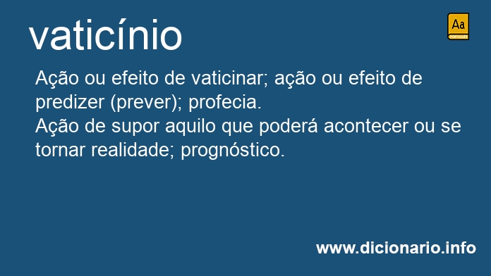 Significado de vaticnia