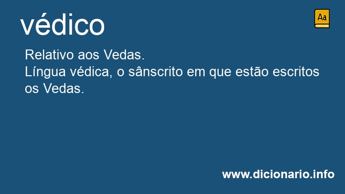 Significado de vdico