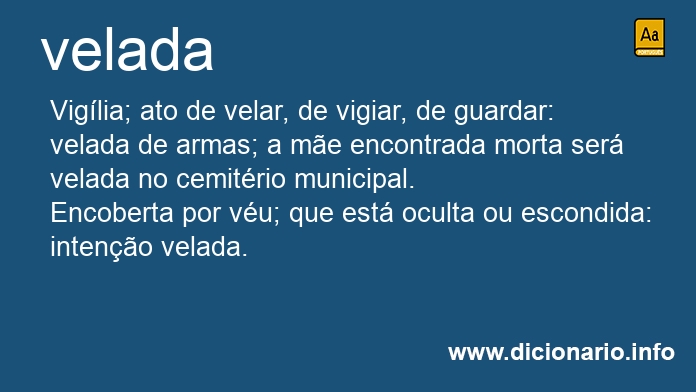 Significado de velada