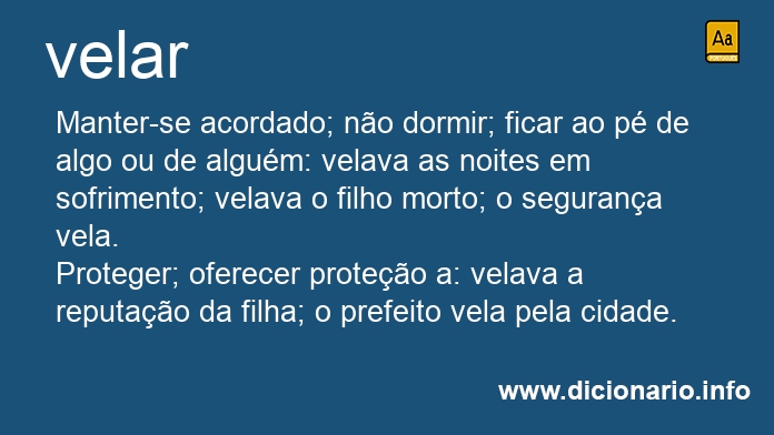 Significado de velaram