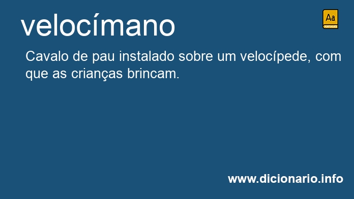 Significado de velocmano