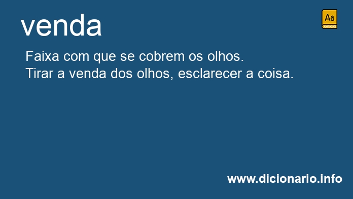 Significado de venda