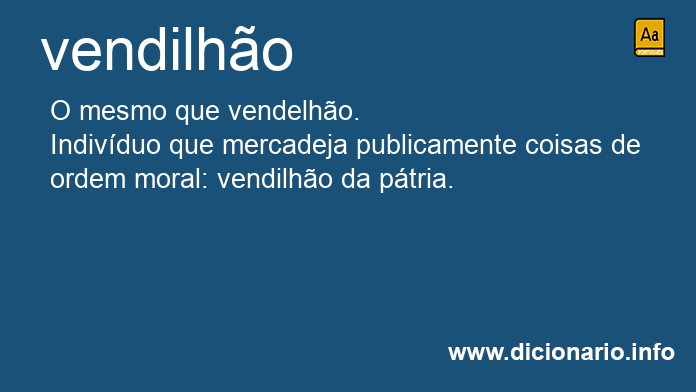 Significado de vendilhes
