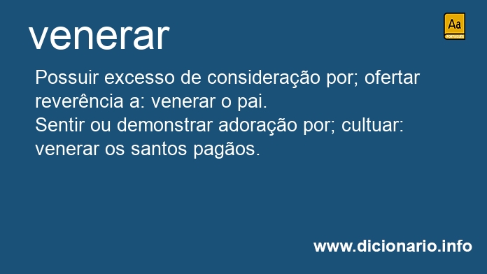 Significado de venerars