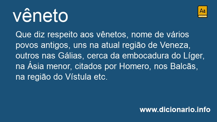 Significado de vneto