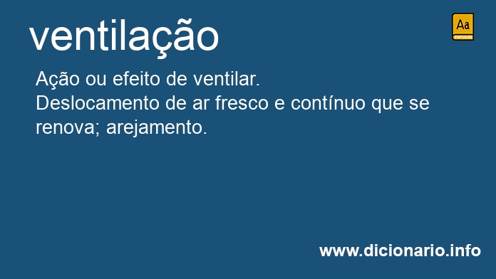 Significado de ventilao