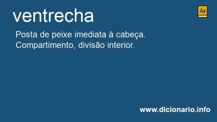 Significado de ventrecha