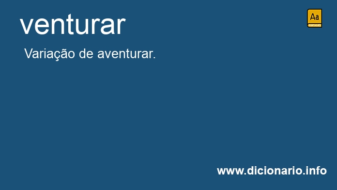 Significado de venturara