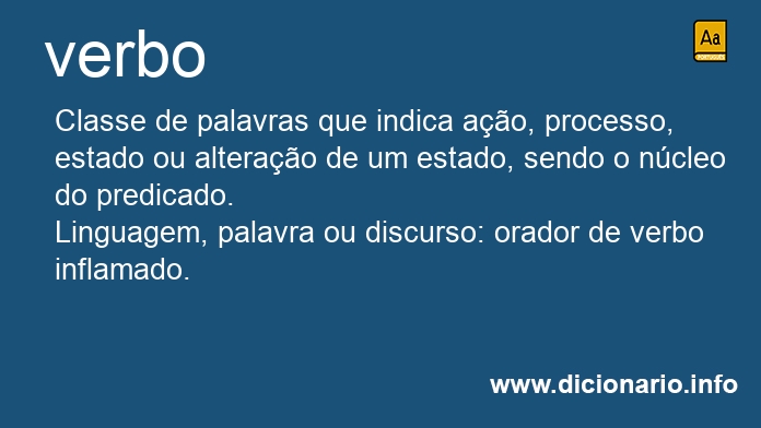 Significado de verbo