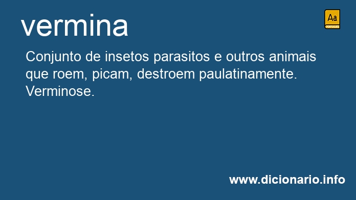 Significado de vermina