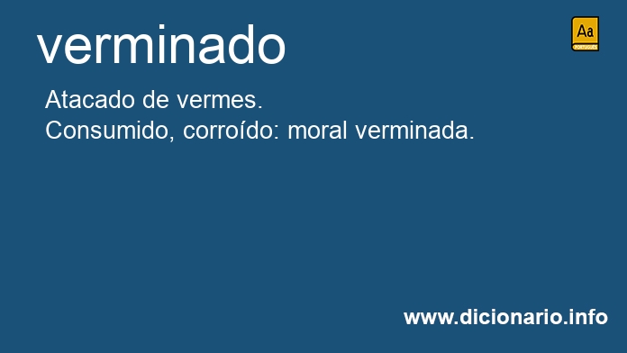 Significado de verminada