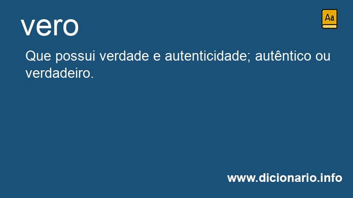 Significado de veros