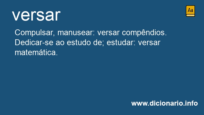 Significado de versars