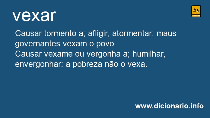 Significado de vexai