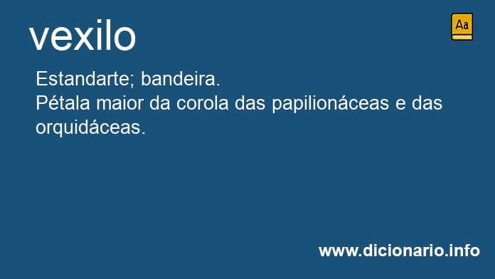 Significado de vexilo