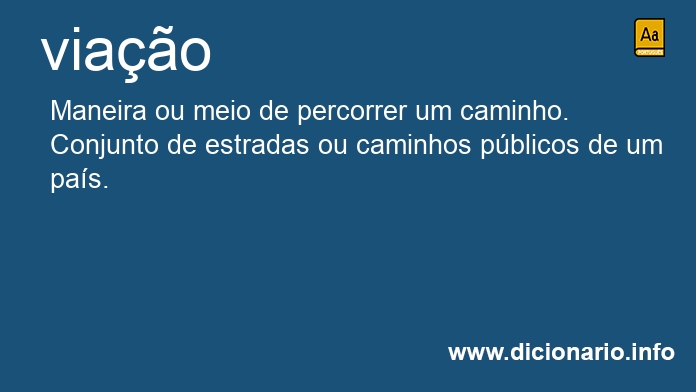 Significado de viao