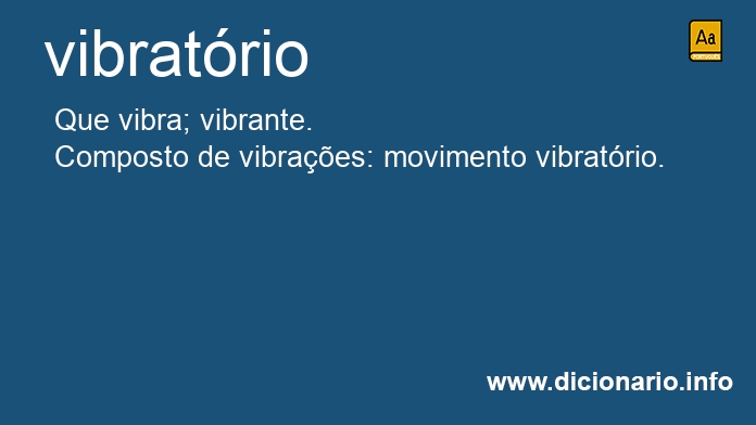 Significado de vibratria