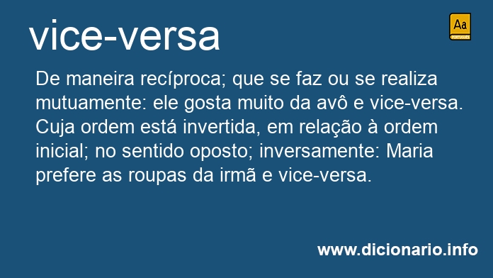 Significado de vice-versa