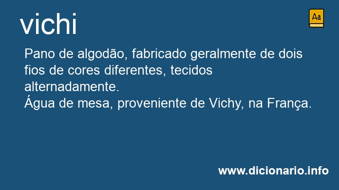 Significado de vichi