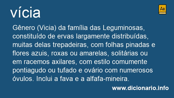 Significado de vcia