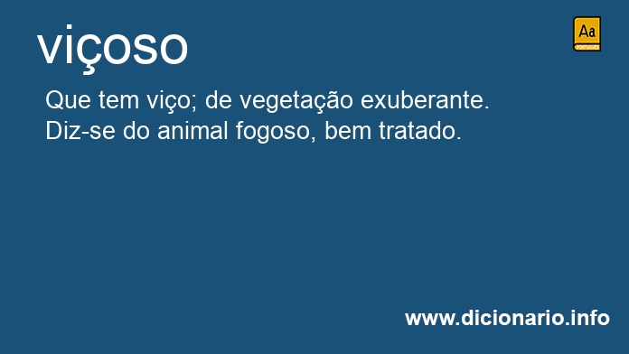 Significado de vioso