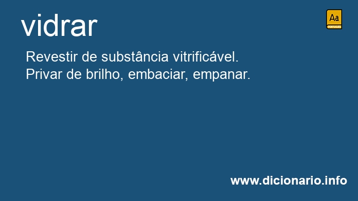 Significado de vidrastes