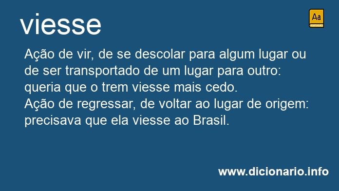 Significado de viesse