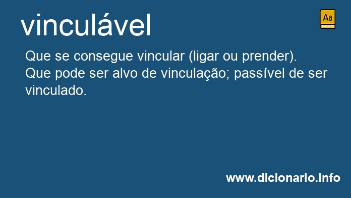 Significado de vinculvel