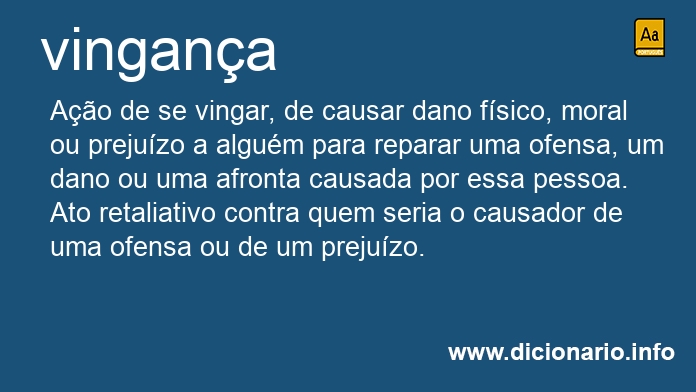 Significado de vingana