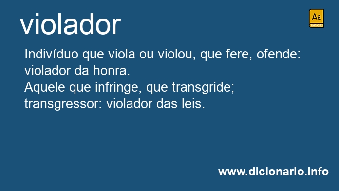 Significado de violador