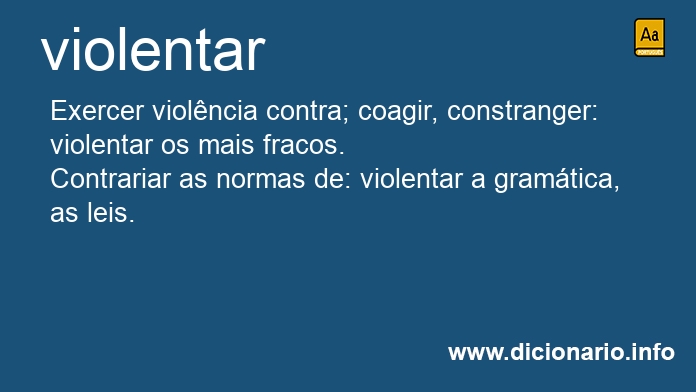 Significado de violenta