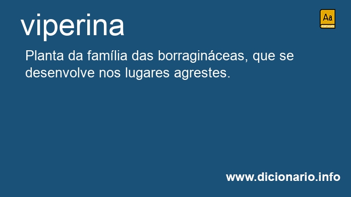 Significado de viperina