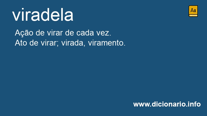 Significado de viradela