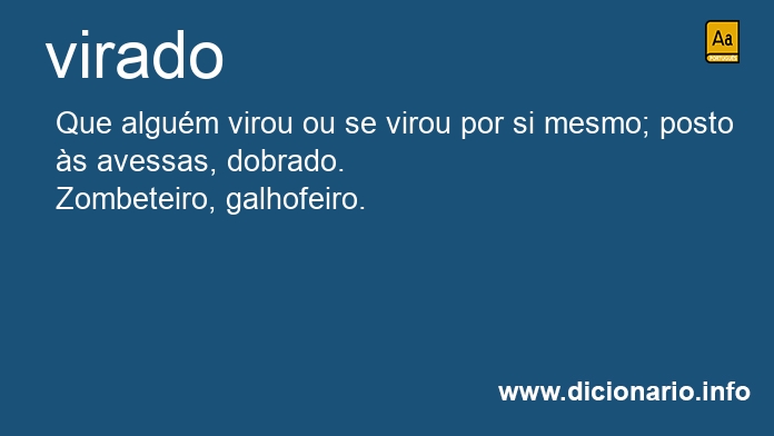 Significado de virado