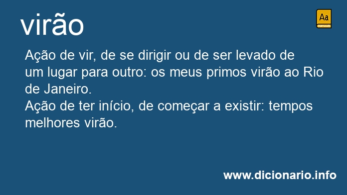 Significado de viro