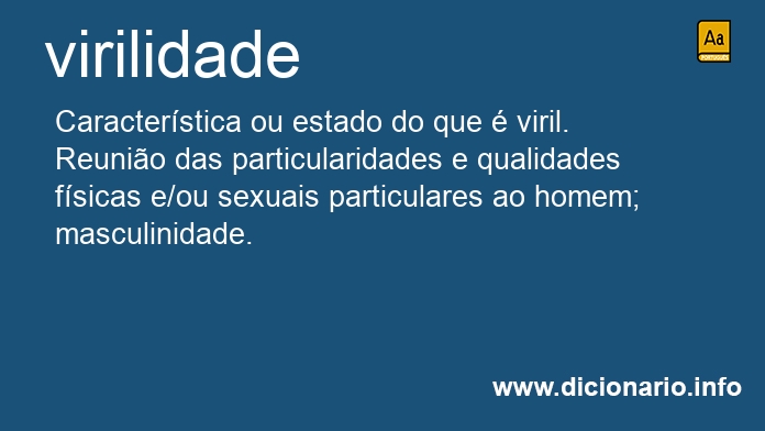 Significado de virilidade