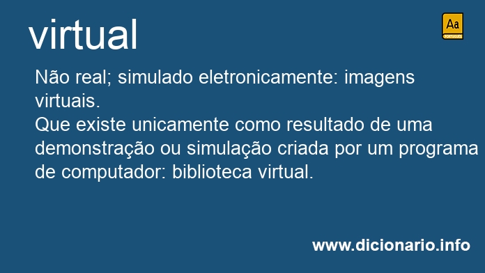 Significado de virtuais