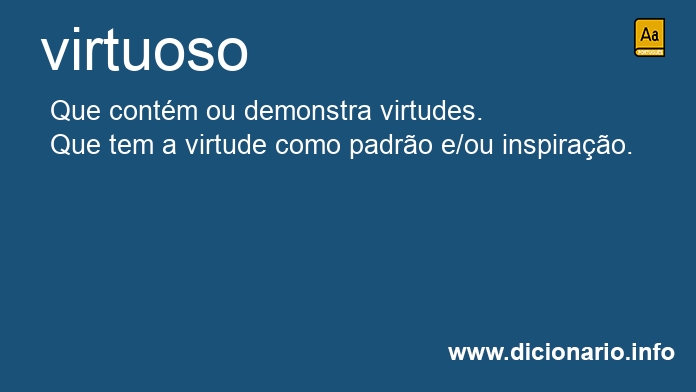 Significado de virtuoso