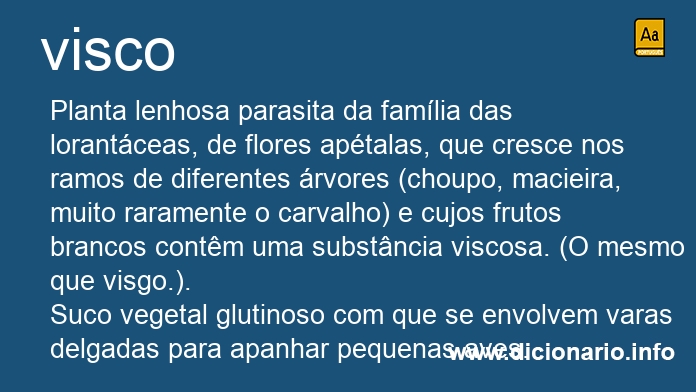Significado de viscos
