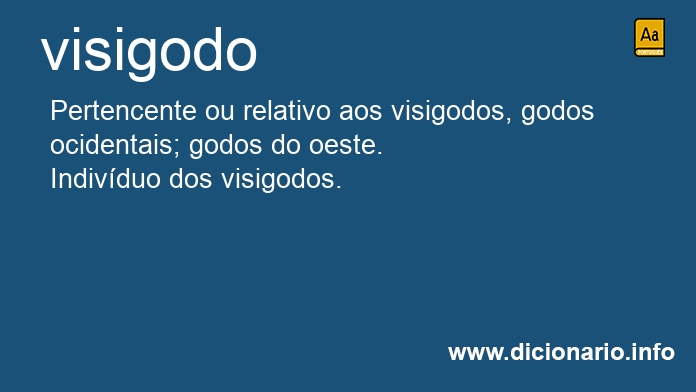 Significado de visigoda