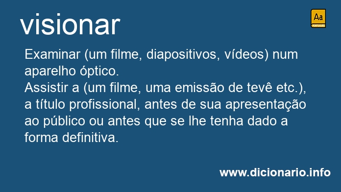 Significado de visionariam