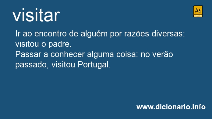 Significado de visitar